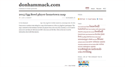 Desktop Screenshot of donhammack.com